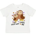 thumbnail image 3 of Inktastic My Great Aunt Loves Me- cute owl family Boys or Girls Toddler T-Shirt, 3 of 5