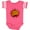 Football Pink and White, variant on Inktastic Little Sister Super Hero Girls Baby Bodysuit