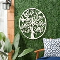thumbnail image 2 of SAFAVIEH Tree of Life 31.5 in Round Wall Art, White, 2 of 5