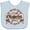 AE-Light Blue, variant on Inktastic Oktoberfest Pretzels and Leaves Boys or Girls Baby Bib