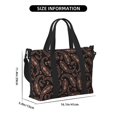 thumbnail image 2 of Travel Duffle Bag Abstract floral Travel Tote Bags Carry on Luggage Waterproof Weekender Bags with Top Handle Adjustable Shoulde Strap for Travel Gym, 2 of 5