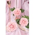 thumbnail image 3 of GHSDFBB Artificial Flowers, 25pcs Large Foam Roses Fake Flowers with Stem for Wedding Party Cake Decoration Home Display, Light Pink, 3 of 4