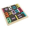 thumbnail image 4 of Pattern Blocks Board Set Pattern Blocks Game Set Wooden Puzzle Pattern Blocks Matching Game Bloacks Set Puzzle Toy Child Wooden Pattern Blocks Set Board Geometric Matching Game, 4 of 8