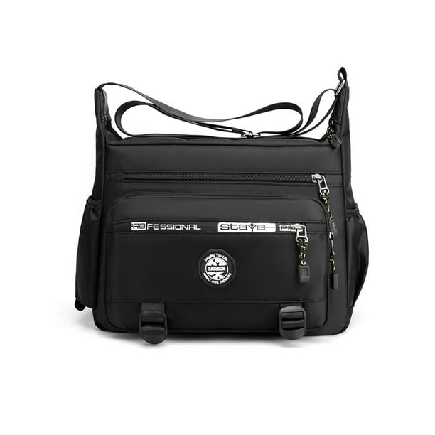 Grianlook Mens Business Shoulder Bag Multipockets Briefcase Large