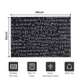 thumbnail image 5 of Math Equations Chemistry Black Pattern Door Rugs,Washable Non Slip Door Mats Indoor,Decorative Door Mats,Entry Mat Indoor for Entrance,Bedroom,Kitchen,Bathroom,16"x24", 5 of 6