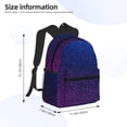 thumbnail image 2 of Disketp Neon Glitter Mochila Ligera Clásica con Múltiples Bolsillos, Mochila Casual para Hombre y Mujer, Ideal para Escuela, Trabajo y Viajes, 2 of 6