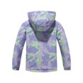 thumbnail image 4 of MGEOY Boys Girls Reversible Jacket Lightweight Waterproof Fleece Lined Raincoat for Kids（4-12）, 4 of 10