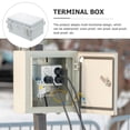 thumbnail image 2 of Outdoor Junction Box Waterproof Dustproof Plastic Electrical Box DIY Accessory, 2 of 4