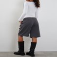 thumbnail image 3 of T-Shirts à Manches Longues pour Femmes, Col Rond Patchwork Mode Urbaine, 3 of 6