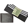 thumbnail image 5 of Men Slim Leather Bifold ID Credit Card Wallet with Removable Money Clip, 5 of 5