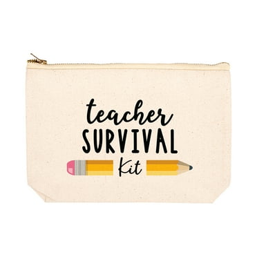 Koyal Wholesale Teacher Survival Kit Cosmetic Bags 1-Pack