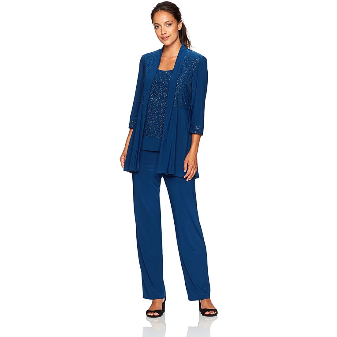 R&M Richards R & M Richards 3PC. Pant SetPetite Women's Walmart