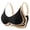 #1 Black, variant on Bras for Women Full Coverage Fitting Wireless Fitting Anti Sagging Everyday Comfortable Push Up Bra