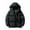 Black, variant on Heavy Winter Jackets for Women Solid Color Blouses Hooded Double Pocket Long Sleeved Zipper Parkas Sweatshirts Trendy Clothes Women’s Puffer Jacket Quilted Jacket Warm Soft Coat with Hood