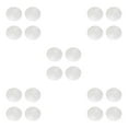 thumbnail image 1 of Guardoinrt 4 Pcs/ensemble Napperon Durable Résistant aux Taches et Écologique Essentiel de Cuisine pour Table à Dîner PP Blanc 5ensemble, 1 of 6