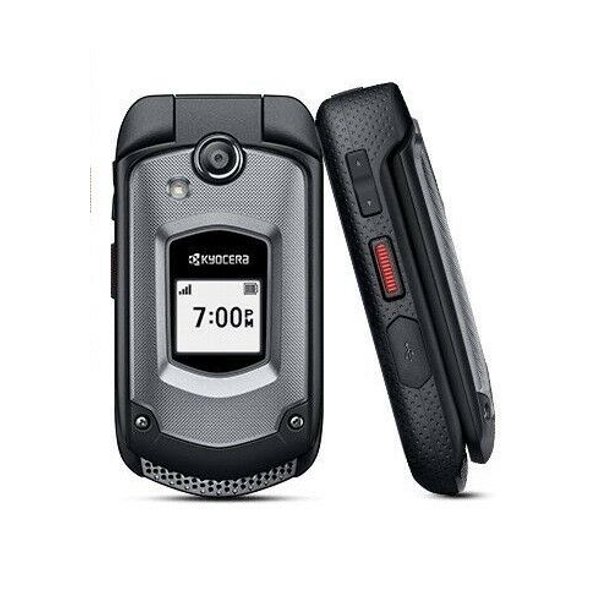 Kyocera Duraxtp E4281 Black Sprint Rugged Flip Phone Tello Compatible Manufacturer Refurbished Walmart Com