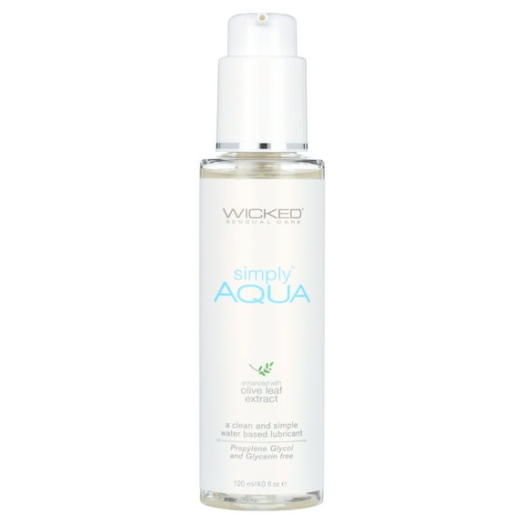 Wicked Simply Aqua 4oz Water Based Lubricant
