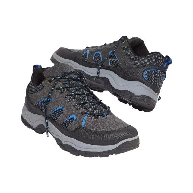 Atlas For Men - Zapatillas de Senderismo con Cordones para Hombre (Gris Oscuro)