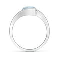 thumbnail image 2 of Angara Natural 1.6 Ct. Aquamarine Solitaire Ring in 14K White Gold for Women (Ring Size: 11.5), 2 of 10
