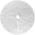 thumbnail image 2 of Falda de árbol de Navidad de felpa 36 pulgadas de piel sintética blanca como la nieve Adornos de falda de árbol de Navidad Faldas de árbol de Navidad para Navidad Acción de gracias Vacaciones Año nue JAMW Sencillez, 2 of 5