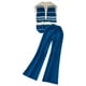 thumbnail image 1 of Pantalones Casuales de Mujer Cuello Redondo Manga Corta Tops Y Elástico de la Cintura Pantalones Largos Conjuntos, Desgaste Casual, 1 of 2