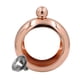 thumbnail image 2 of Contenedor portátil de licor Baoblaze de 100 ml 3,5 oz acero inoxidable Oro rosa, 2 of 8