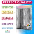 thumbnail image 3 of Silver Metallic Bubble Mailers, Waterproof Padded Envelopes, 250 Count, 6.5 x 10.5 in, 3 of 8