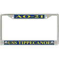 thumbnail image 1 of USS Tippecanoe AO-21 License Plate Frame, 1 of 1