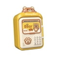 thumbnail image 3 of Almencla Electronic Fingerprint ATM Piggy Bank Electronic Piggy Banks Password Lock Savings Bank for Children Birthday Gift Girls Boys Yellow, 3 of 8