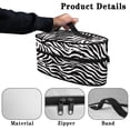 thumbnail image 5 of HELLHERO Portable Iron Storage Holder Portable Portable Iron Case Compatible with Most Iron Zebra(Case Only), 5 of 6