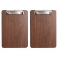 thumbnail image 1 of 2PCS Wooden Menu Board Clip Kitchen Restaurant Menu Holder Menu Clipboard, 1 of 5