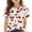 A Red, variant on SGFCWSX Girls Short Sleeve T-Shirt, Kids Crew Neck Summer Tops Casual Daily Print Tees Mint Green Size 9-10 Years