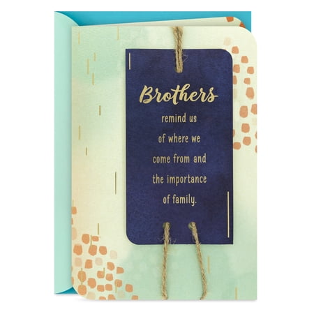 Hallmark Birthday Card for Brother (We May Be Different)