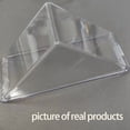 thumbnail image 6 of Triangle Sandwich Container Triangle Clear Plastic Sandwich Container with Lid To-Go Containers for Cheese 2Pcs, 6 of 8