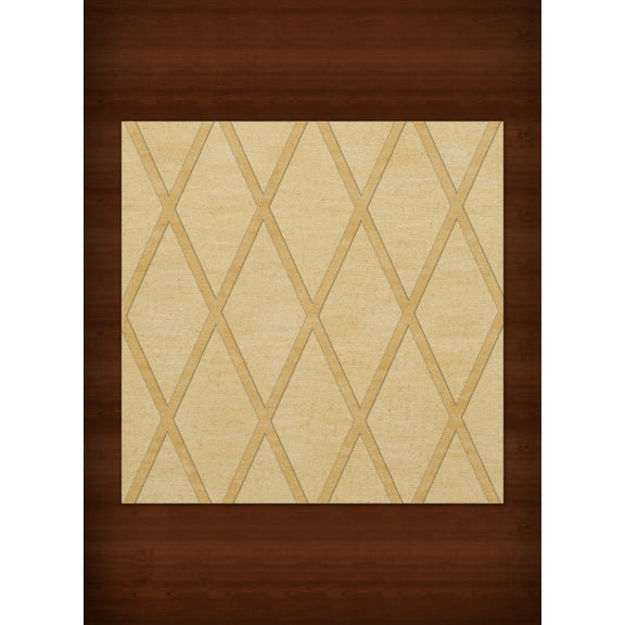 Dalyn Dover Area Rug DV11 Dv11 Lemon Ice Lines Diamonds 10' x 10' Square