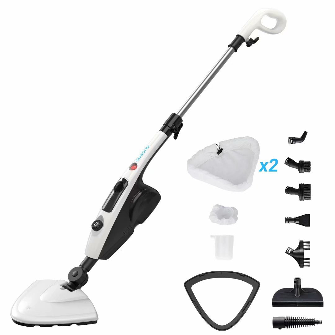 Ausono Steam Mop 10 In 1, Steam Vacuum For Hardwood Floors And Carpet