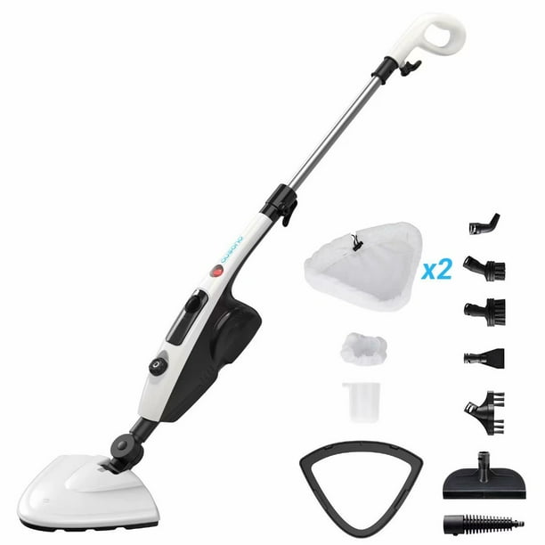 Ausono Steam Mop 10 In 1, Steam Cleaner For Hardwood Floors And Tile