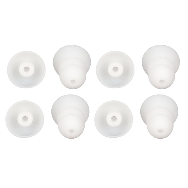 8pcs Ear Tips 3 Layer Soft Silicone Replacement BTE ITE Pocket Earplug Domes