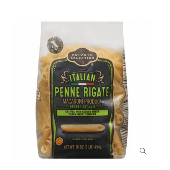 Private Selection Italian Bronze Cut Penne Rigate Pasta 16 oz - 3 PACK