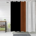 thumbnail image 2 of Shower Curtain Brown Black Lines Shower Curtains for Bathroom Decor Boho Style Shower Curtain Sets with Hooks Waterproof Fabric Bath Curtain Small Stall 36" X 72", 2 of 6