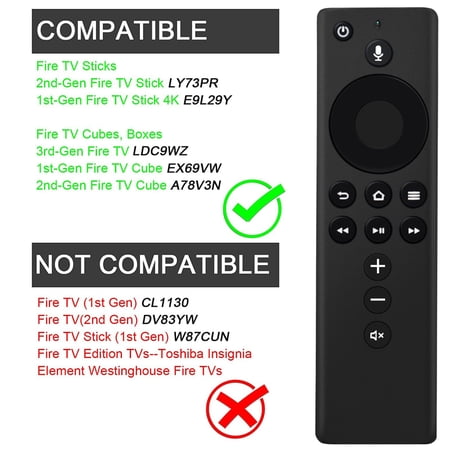 New Replace L5B83H Voice Remote Control suit for AMazon TV Stick 4K, AMazon TV Cube (1st/2nd generation)