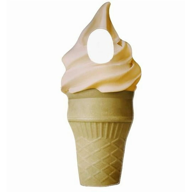 Disfraz de helado para niños: disfraz divertido para fiestas de cumpleaños, carnavales y Halloween. Accesorio fotográfico creativo para divertirse en redes sociales.