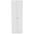 thumbnail image 3 of Pemberly Row 2 Piece Kitchen Set Kitchen Island and Kitchen Pantry in White Onyx, 3 of 6