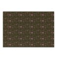 thumbnail image 1 of Hearts Cutting Board, Valentines Day Themed Ornate Romantic Pink Circles and Shapes on Dark Background, Decorative Tempered Glass Cutting and Serving Board, Small Size, Pink Brown, by Ambesonne, 1 of 1