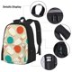 thumbnail image 3 of Fotbe Vintage Bowling Set Escolar 3 en 1 para Niños - Mochila Duradera con Lonchera Aislante y Estuche para Lápices - Mochila Escolar para Niños y Niñas, 3 of 7