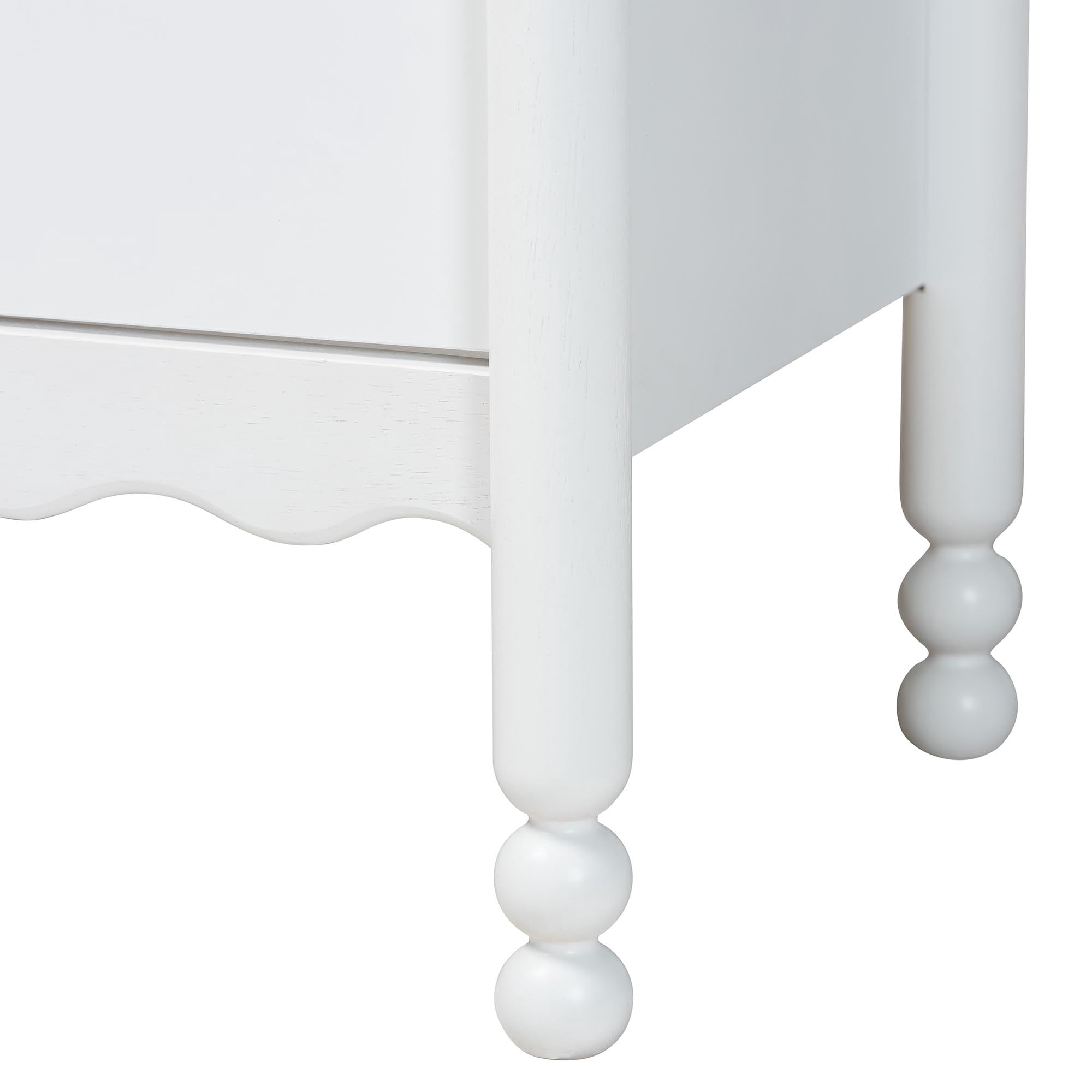 Baxton Studio Hoffman Modern Farmhouse Dresser, 6-Drawer, White
