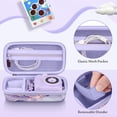thumbnail image 4 of Fintie Kids Camera Case Compatible with ESOXOFFORE, MINIBEAR, Dylanto, WEEFUN and More Instant Camera for Kids Digital Video Cameras, Hard Carrying Bag with Inner Pocket, Lilac Marble, 4 of 7