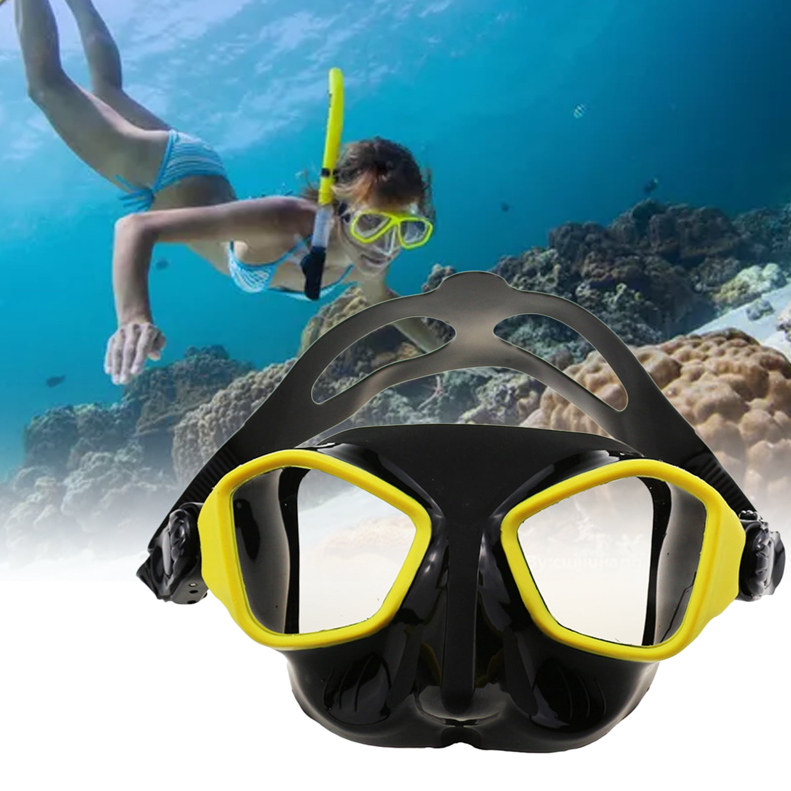 Archer Diving Glasses Anti-fog Waterproof Silicone Diving Water Sport ...