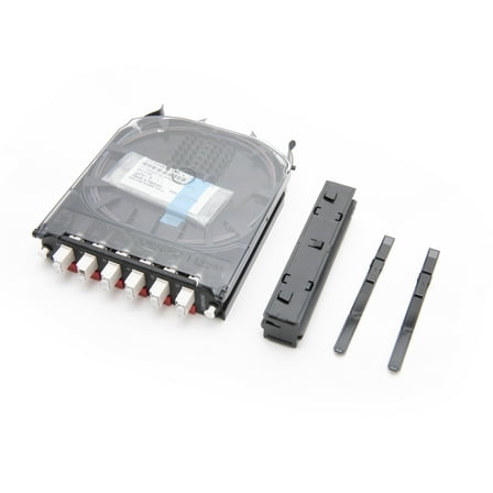 Corning CCH-CS12-A8-P00KE Splice Cassette, 12 Fiber, LC UPC Duplex 62.5um Multimode OM1, (250um)