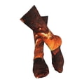 thumbnail image 4 of Pofeuu Magma Fire Black Dragon Print Stockings, Adult Running Hiking Socks for Youth and Adult-One Size, 4 of 8